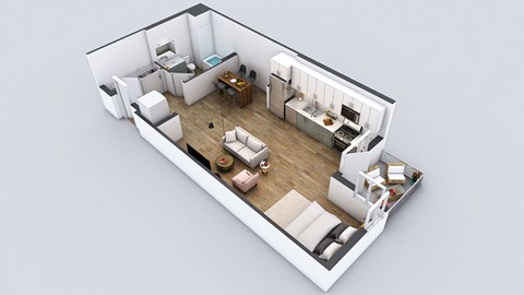 The Fifty Five Fifty 3D Floor Plan - A7